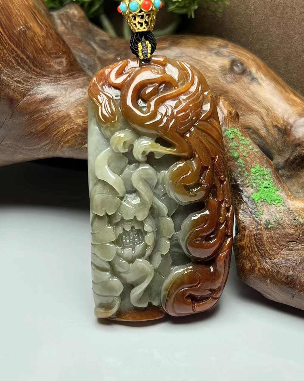 凤穿牡丹