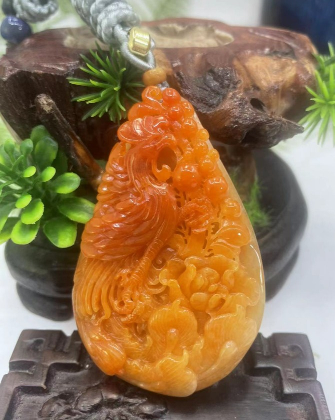 凤穿牡丹