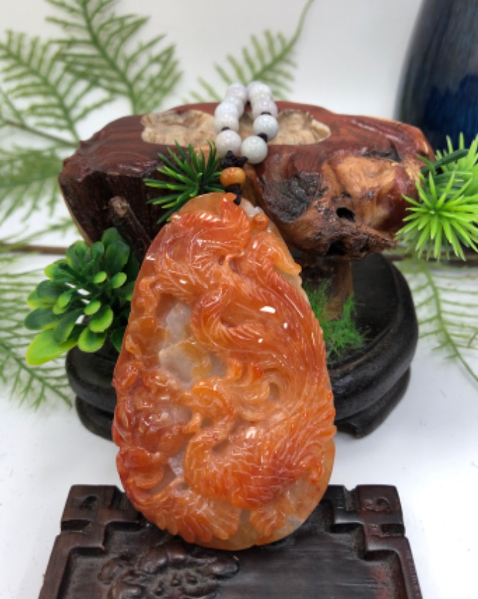 凤穿牡丹