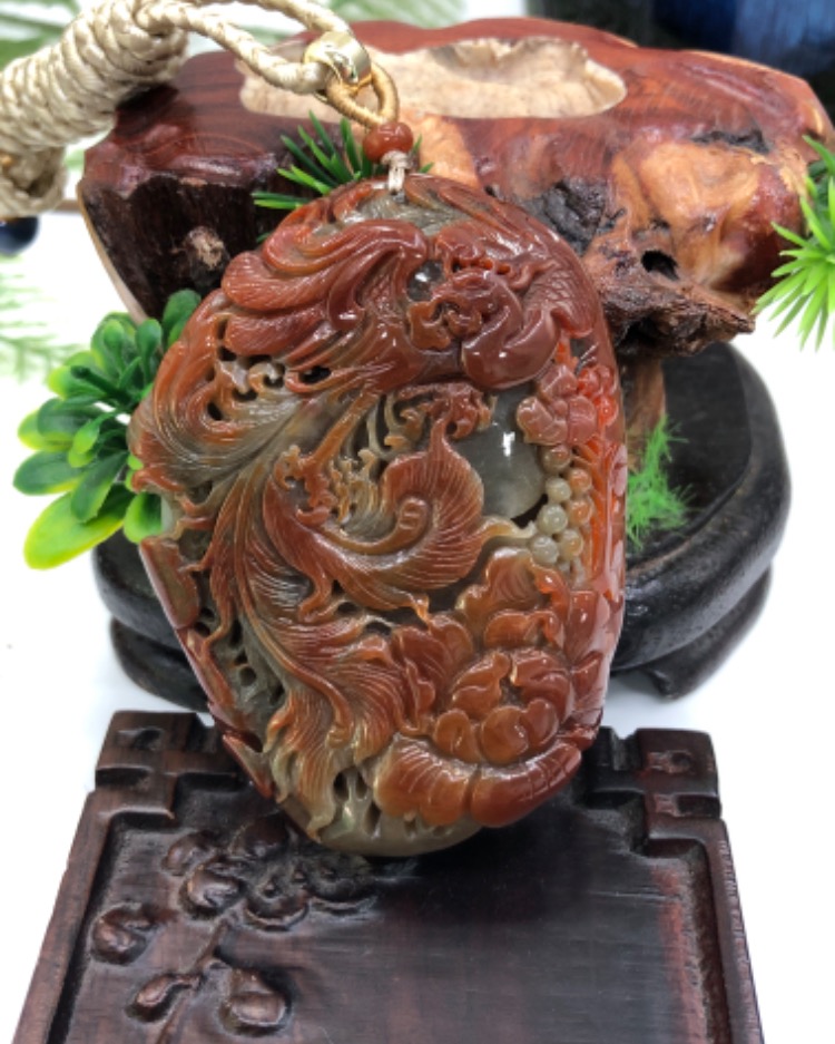 凤穿牡丹